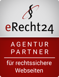 Logo: erecht24 Agenturpartner für rechtssichere Webseiten