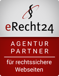 Logo: erecht24 Agenturpartner für rechtssichere Webseiten Logo: erecht24 Agenturpartner für rechtssichere Webseiten